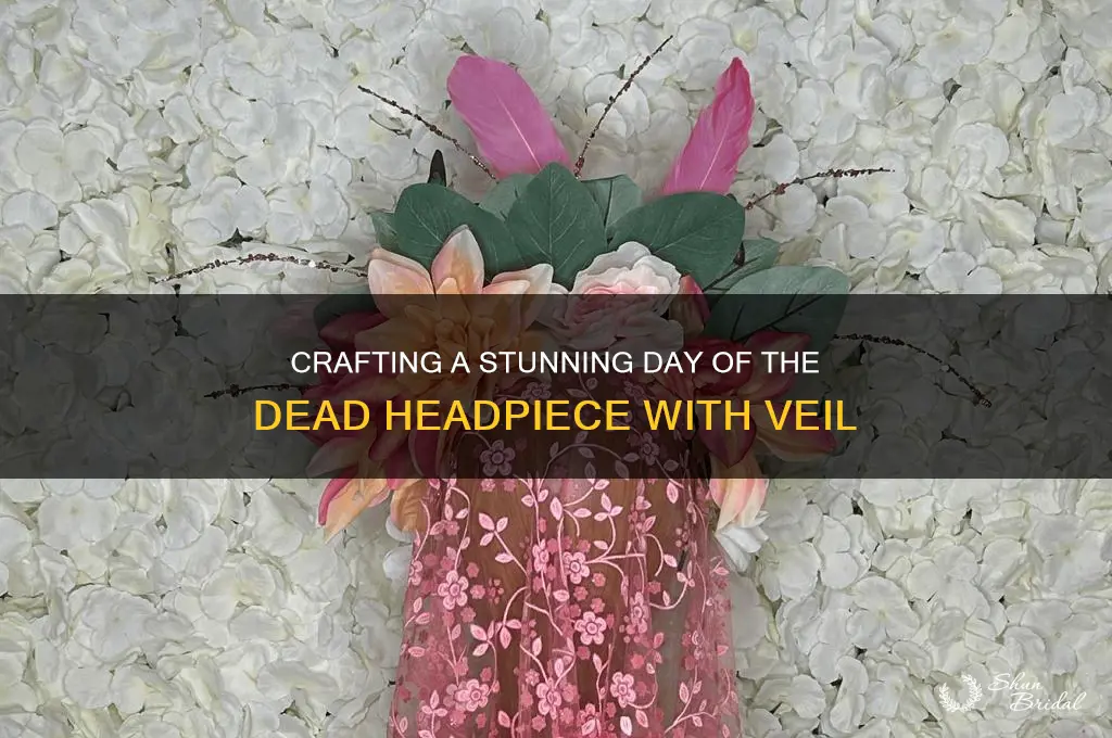 how to make day of the dead headpiece with veil