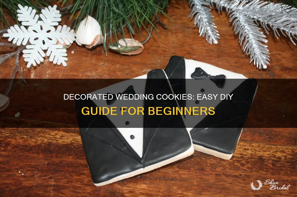 how to make decorated wedding cookies