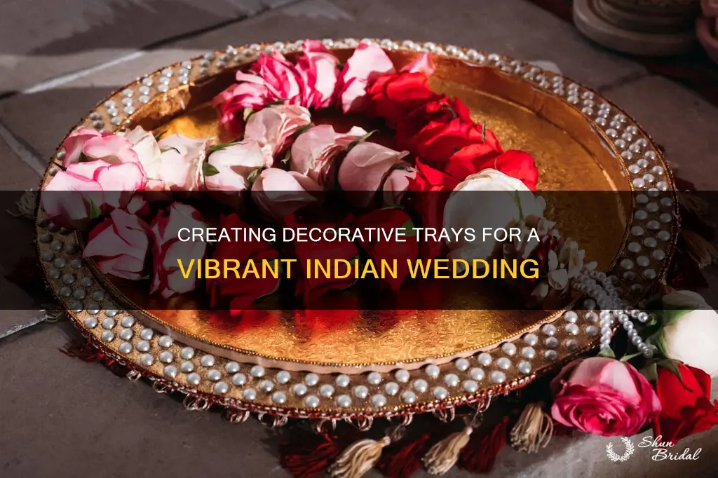 how to make decorative trays for indian wedding