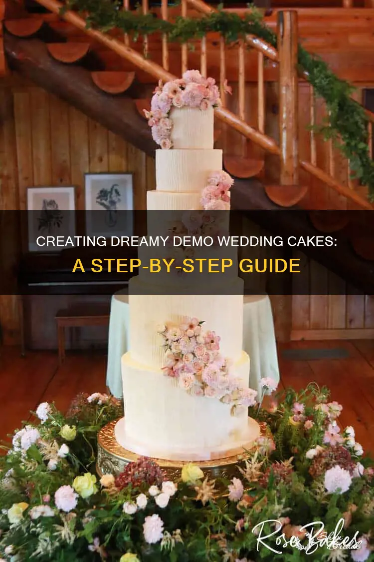 how to make demo wedding cakes