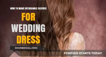 Detachable Dream: Creating Wedding Dress Sleeves