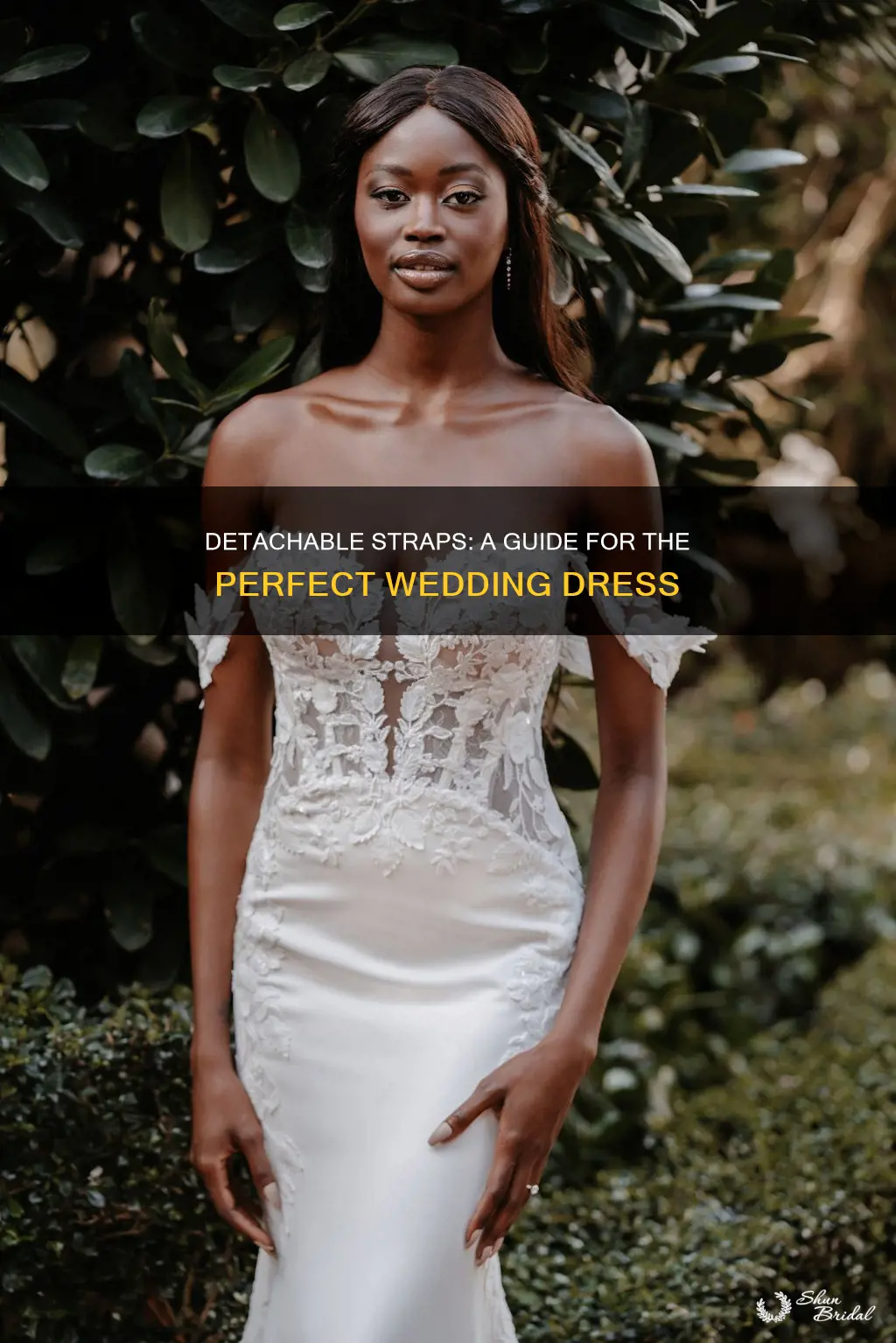 how to make detachable straps for wedding dress