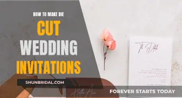 Creating Personalized Die-Cut Wedding Invites