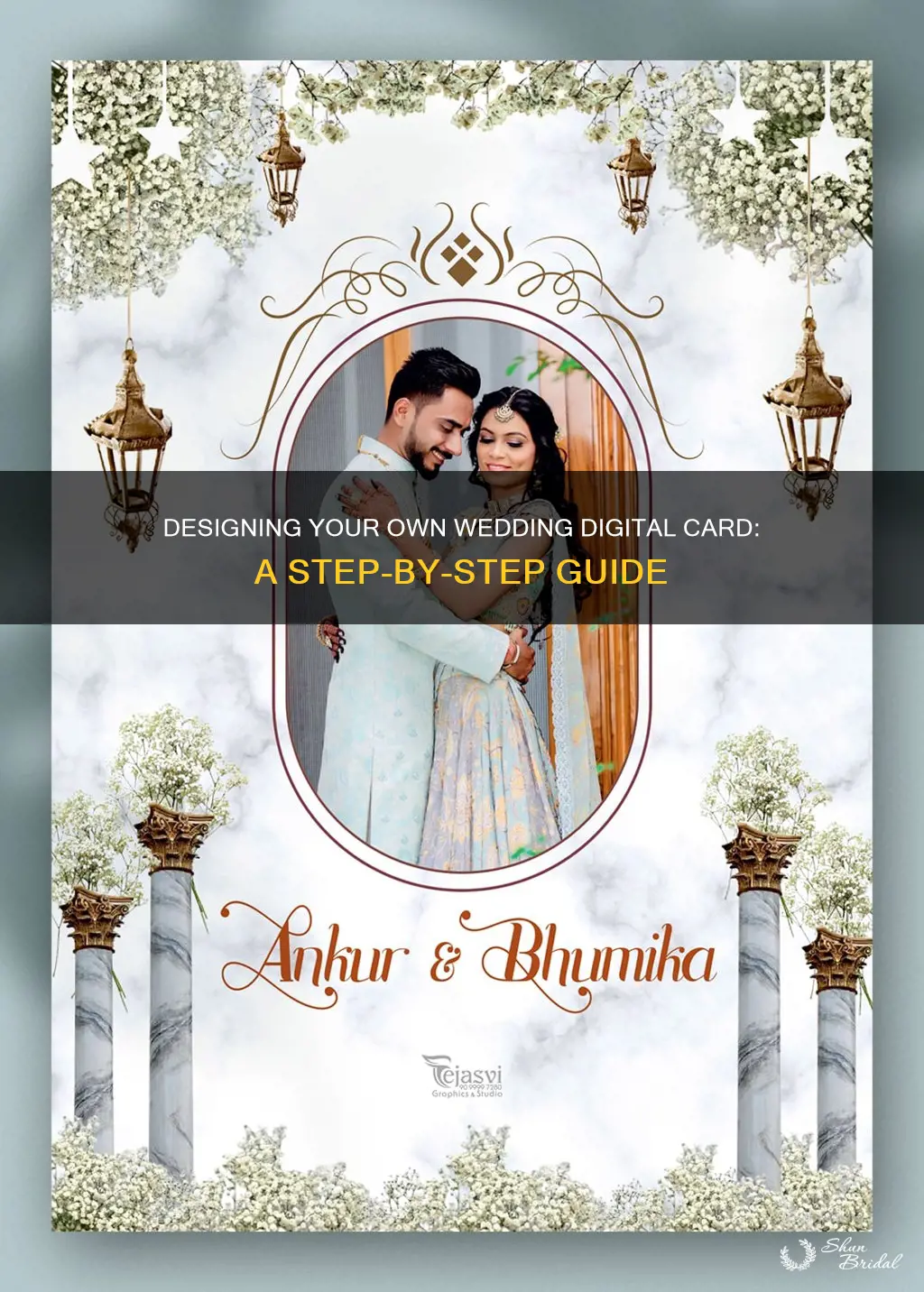 how to make digital card for wedding