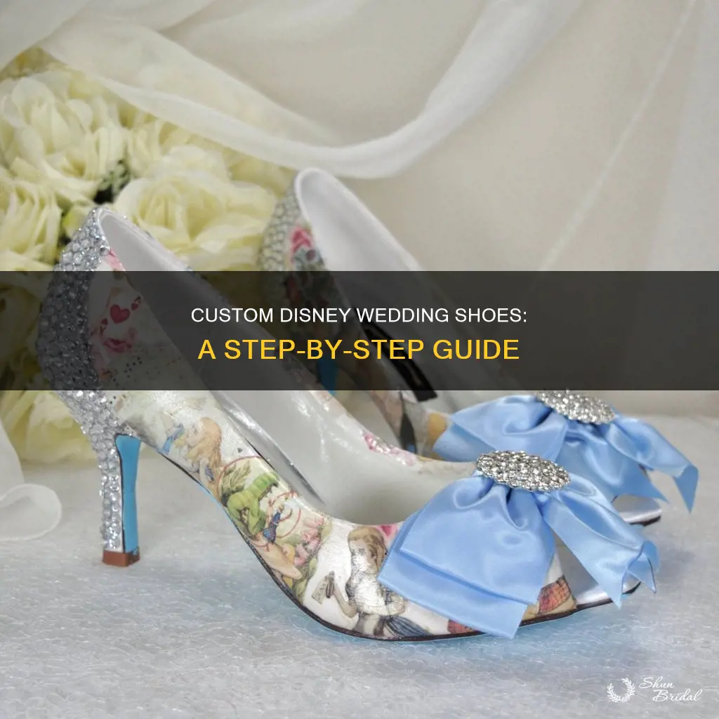 how to make disney wedding shoes