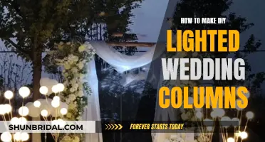 Creating DIY Lighted Wedding Columns: A Step-by-Step Guide