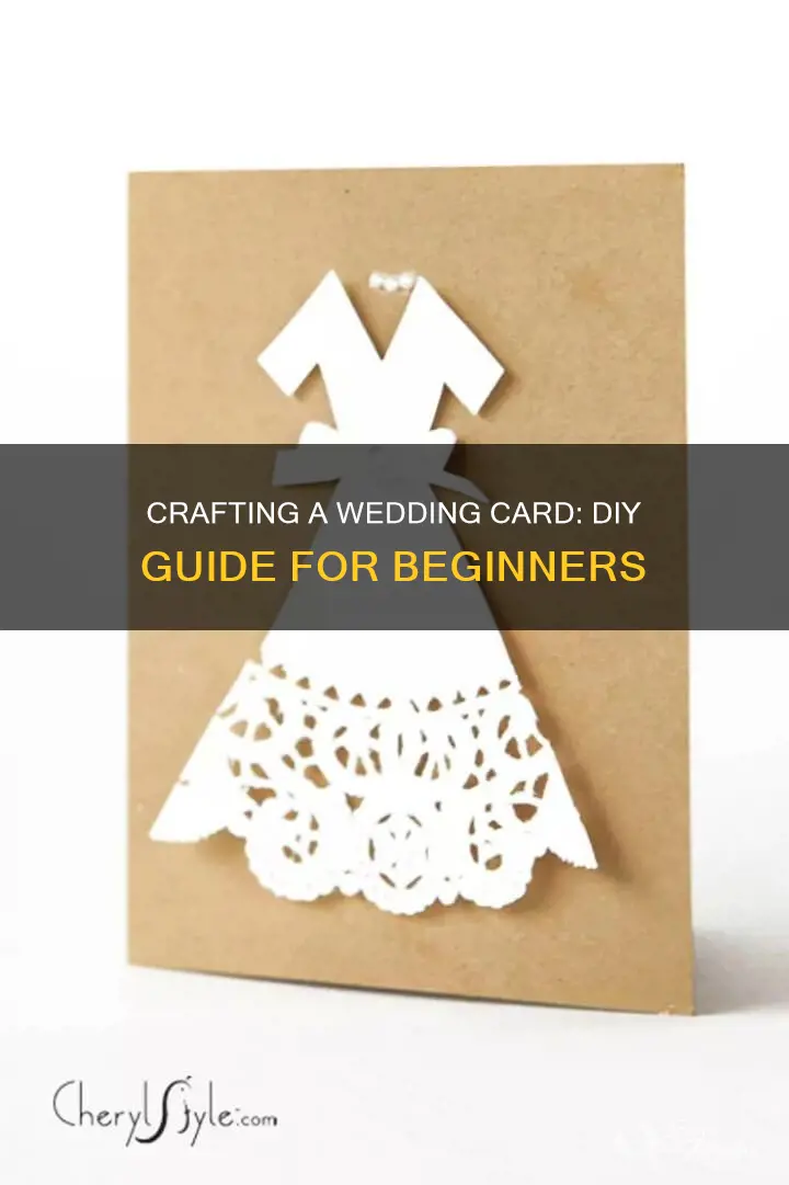 how to make diy wedding card