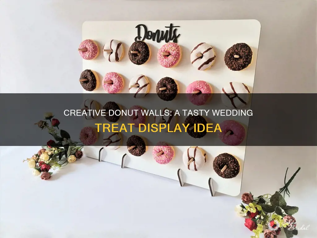 how to make donut walls fior weddings