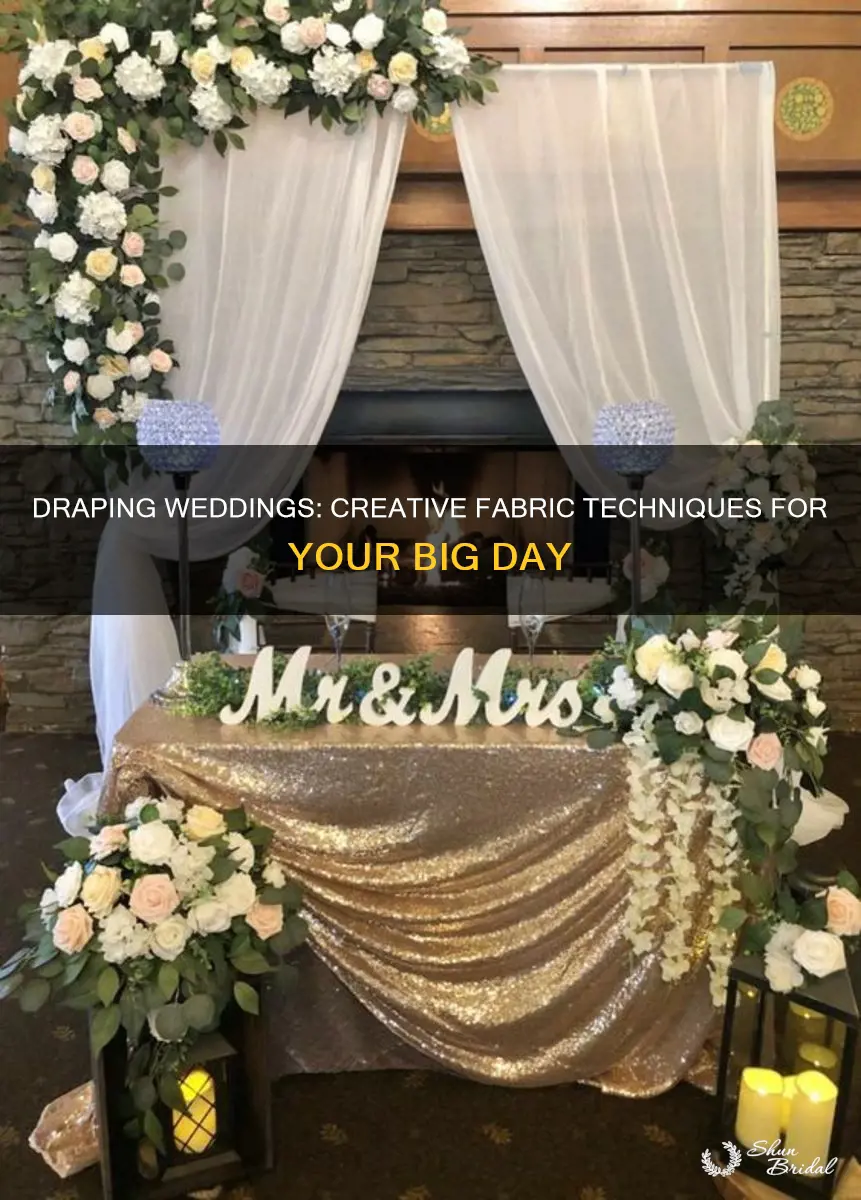 how to make draping for weddings