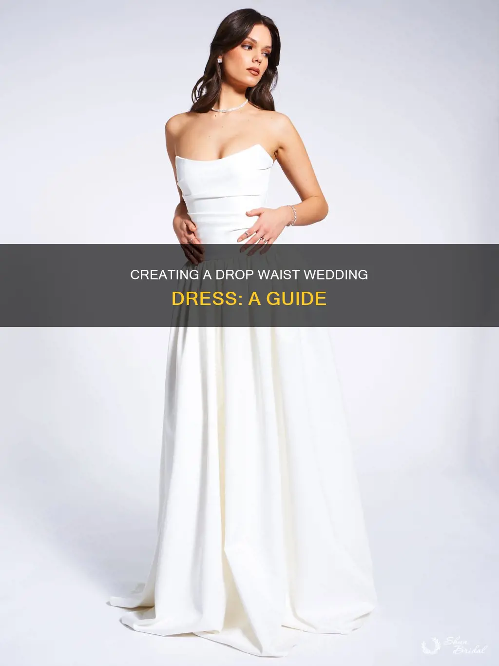 how to make drop waist wedding dress
