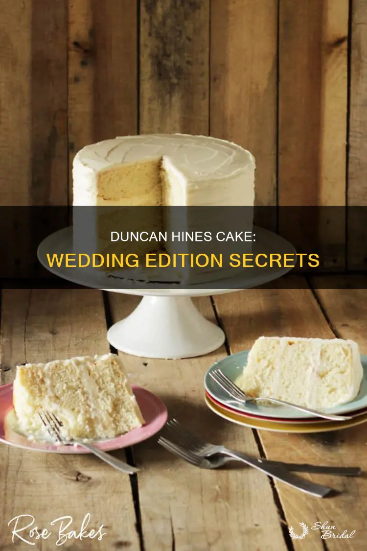 how to make duncan hines cake taste like wedding cake