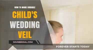 Crafting a Long-Lasting Child's Wedding Veil: Tips and Techniques