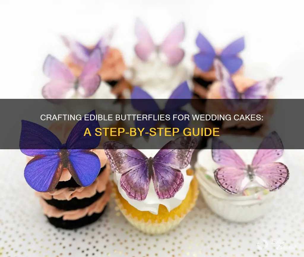 how to make edible butterflies for wedding cakes