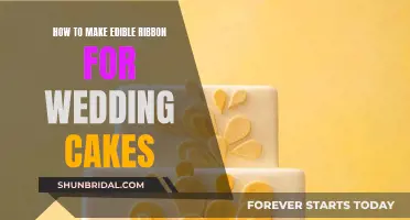 Crafting Edible Ribbons for Wedding Cakes: A Step-by-Step Guide