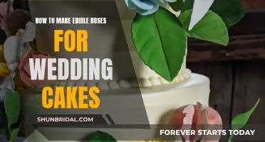 Creating Edible Roses for Wedding Cakes: A Step-by-Step Guide