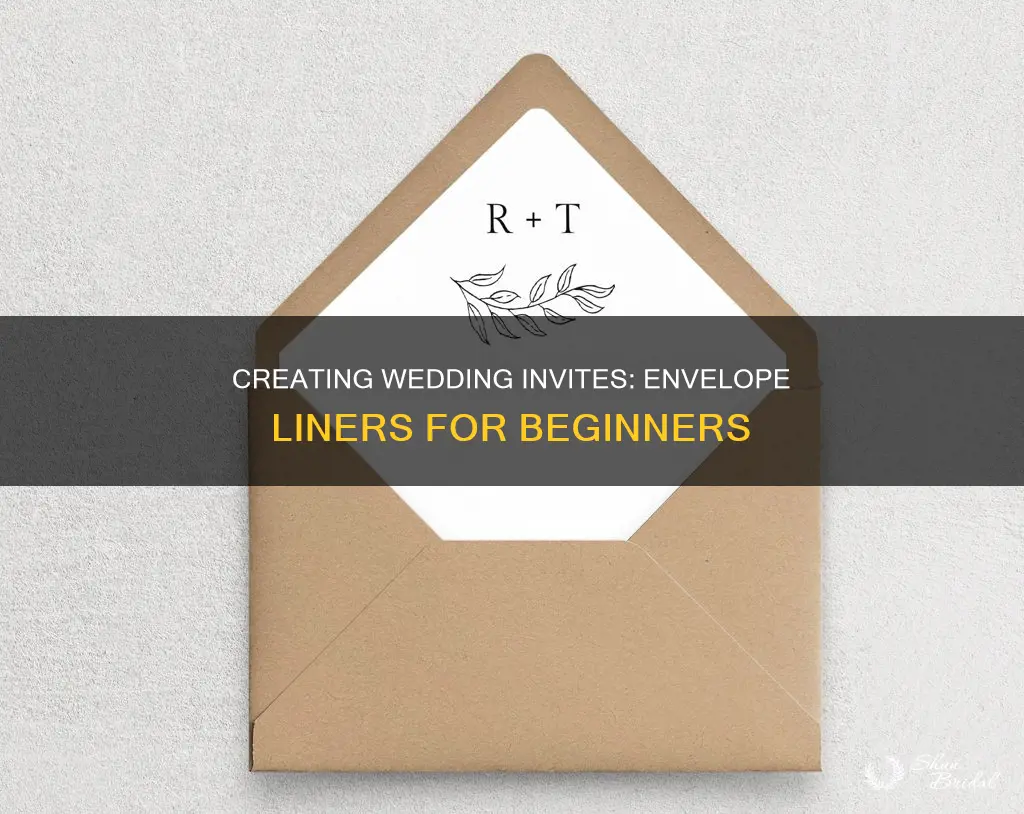 how to make envelope liners wedding invitations