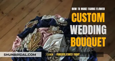 Fabric Flower Wedding Bouquets: Custom-Made, Creative, and Colorful