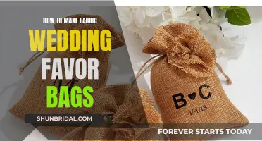 Fabric Wedding Favor Bags: DIY Guide