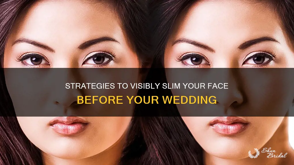 how to make face look thinner before wedding