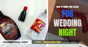 Creating Fake Blood: A Wedding Night Special Effect