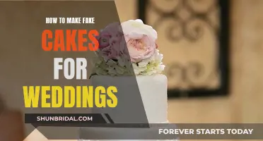 Creating Beautiful Fake Cakes for Your Wedding Day