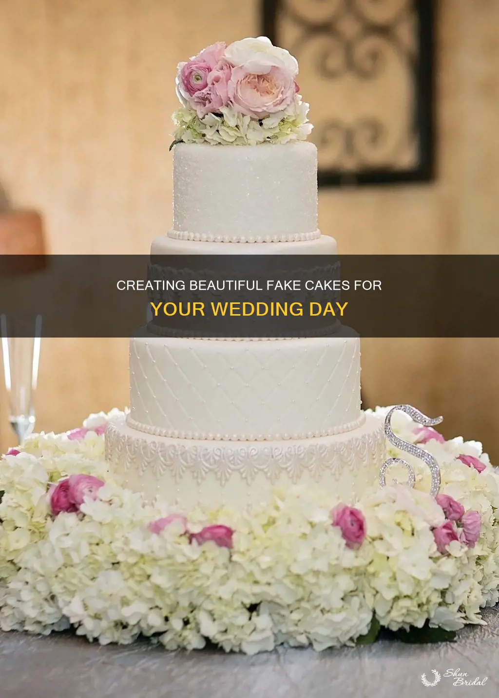 how to make fake cakes for weddings