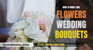 Creating Artificial Wedding Bouquets with Fake Flowers