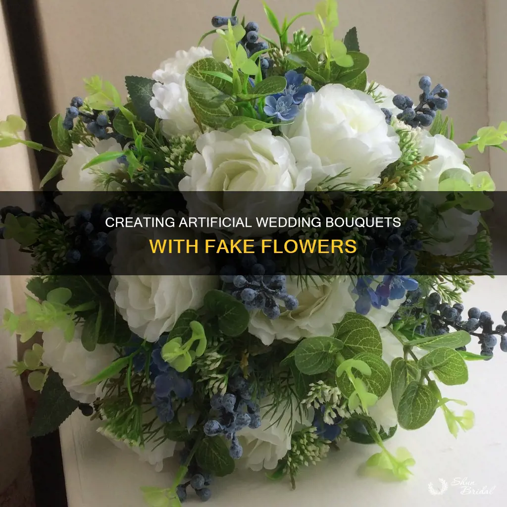 how to make fake flowers wedding bouquets