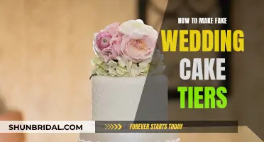 Creating Illusion: Fake Wedding Cake Tiers