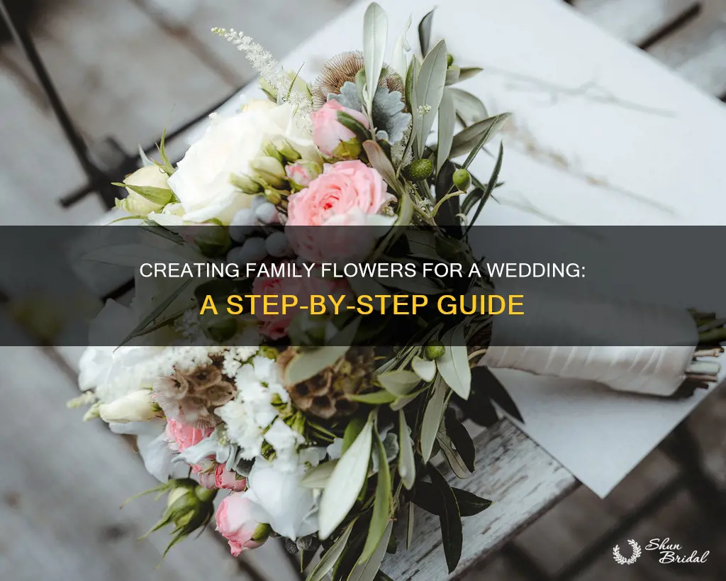 how to make family flowers for wedding