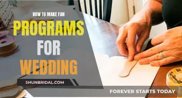 Creating Wedding Fan Programs: A Step-by-Step Guide