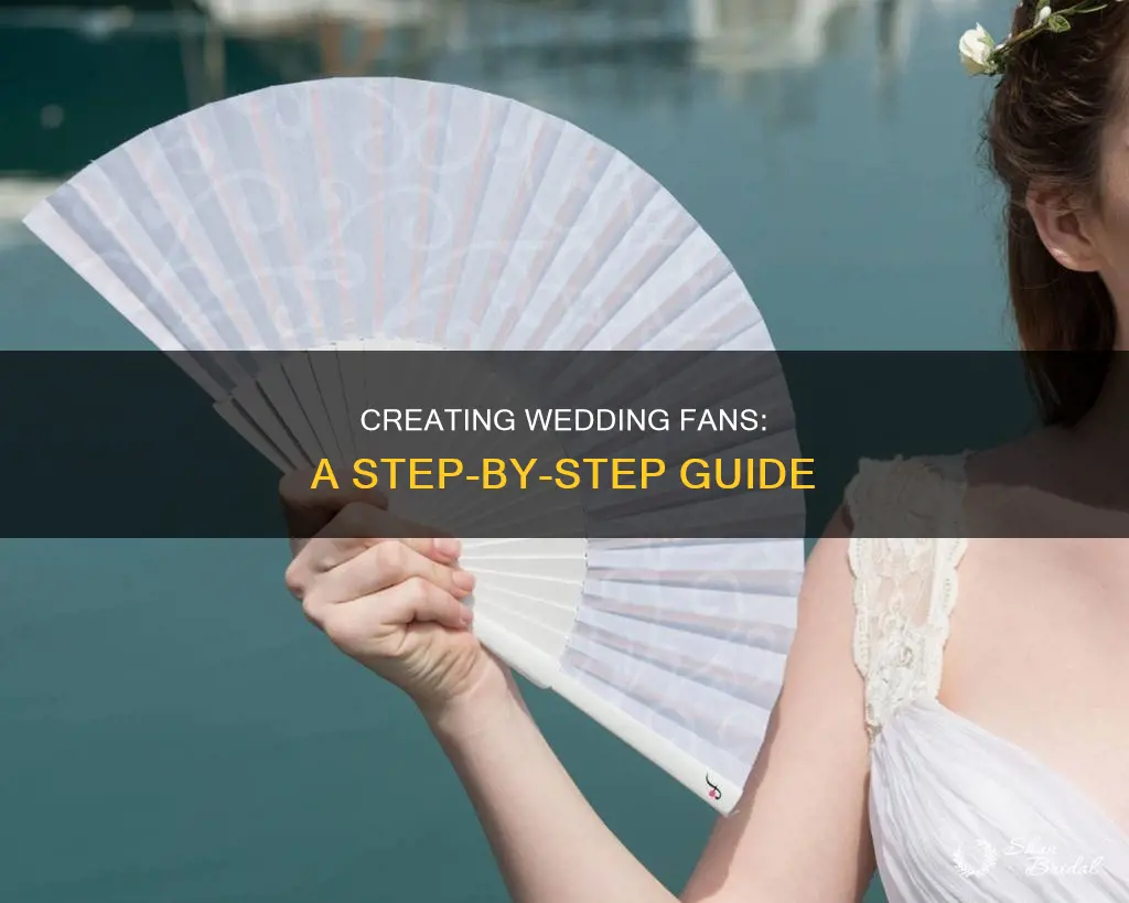 how to make fans for wedding