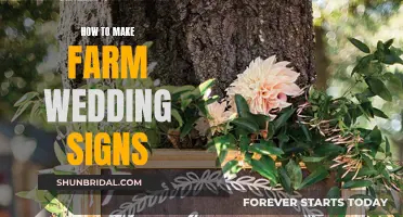 Creating Rustic Wedding Signs for Your Farm Wedding