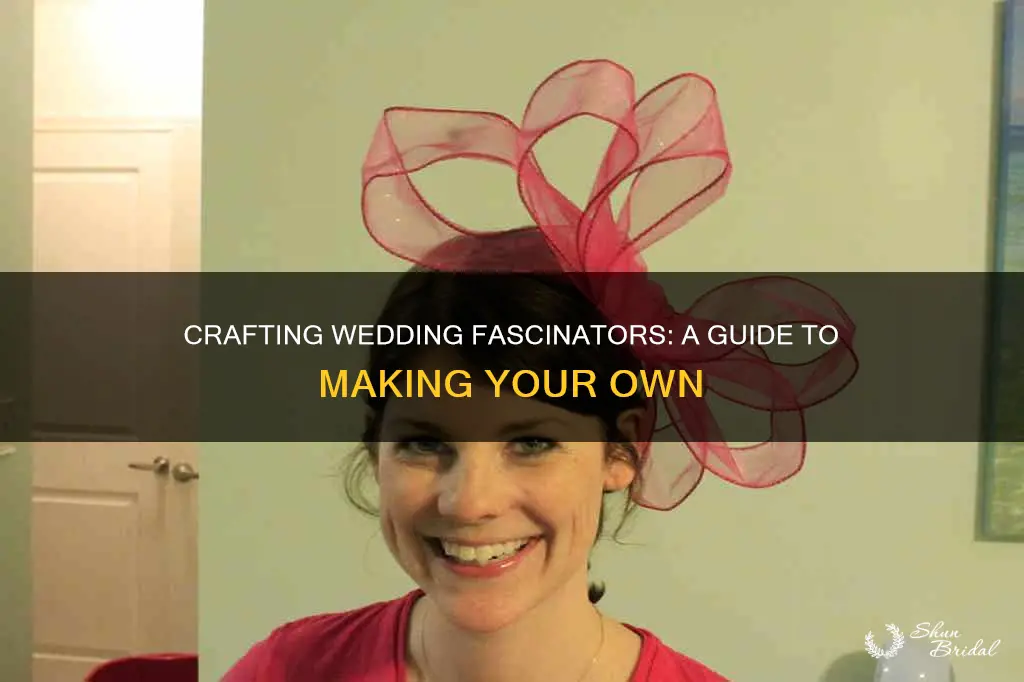 how to make fascinators for weddings