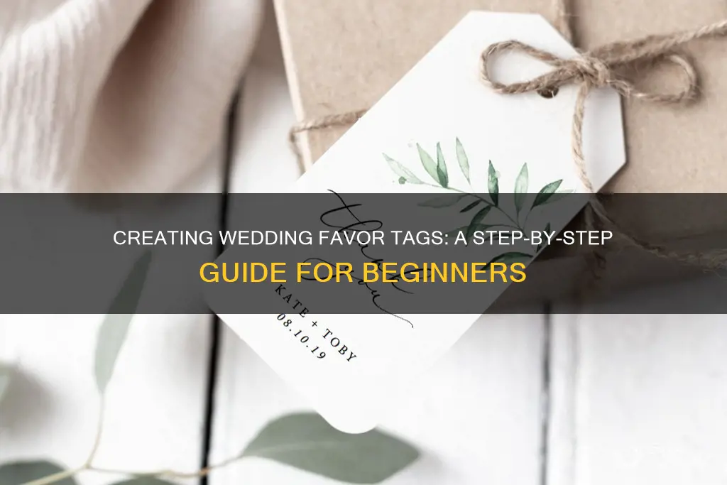 how to make favor tags for weddings