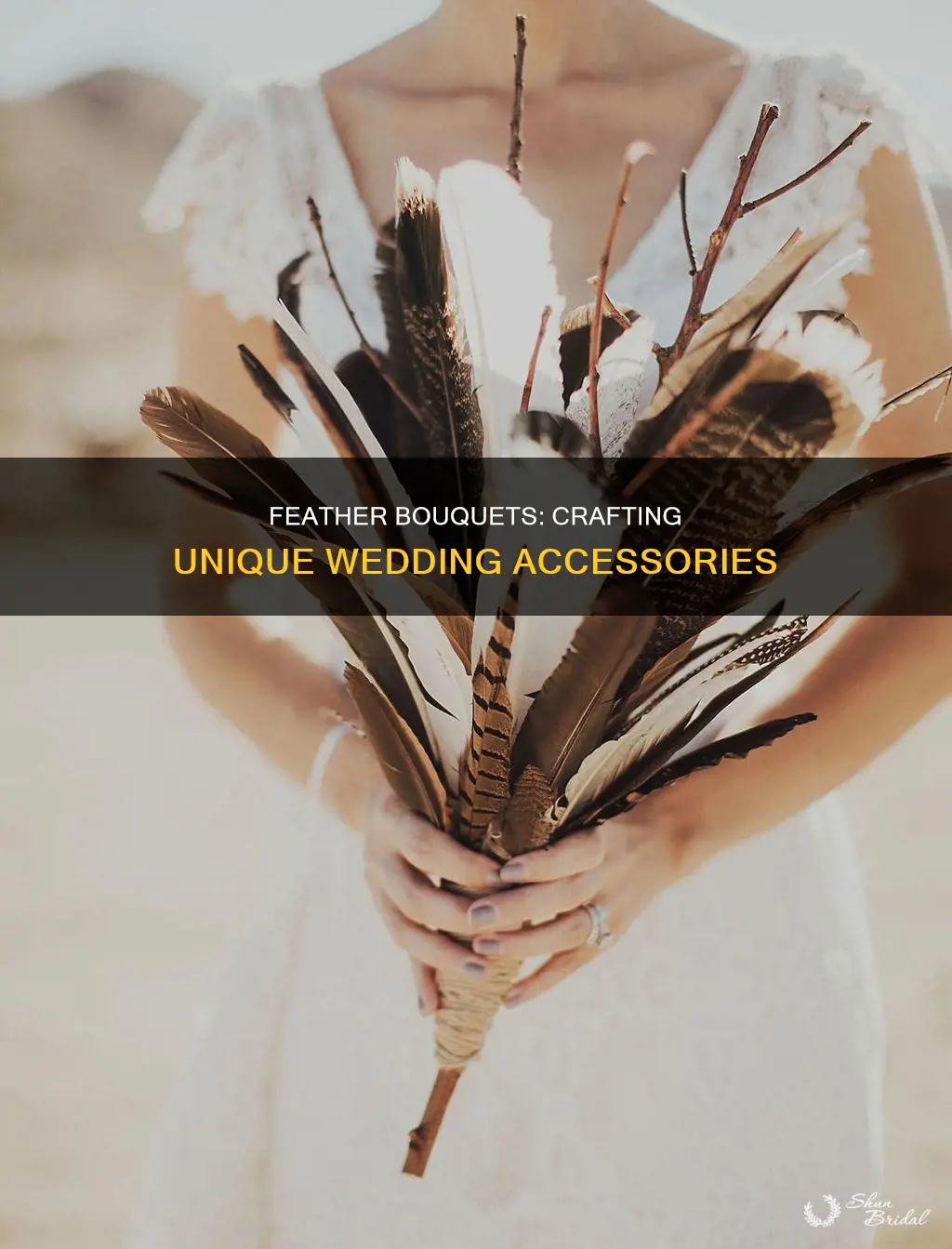 how to make feather bouquets for weddings