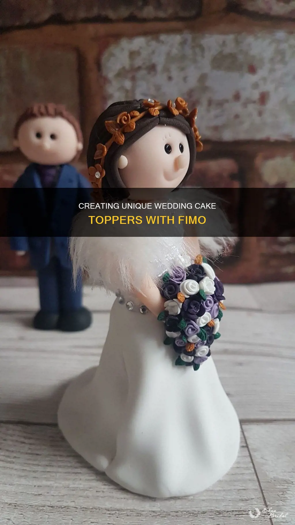 how to make fimo wedding cake toppers