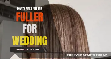 Fine to Full: Wedding Hair Makeover Tips and Tricks