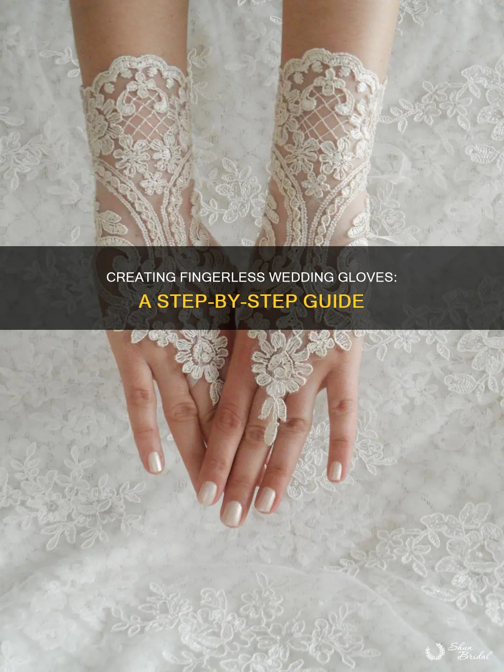 how to make fingerless wedding gloves