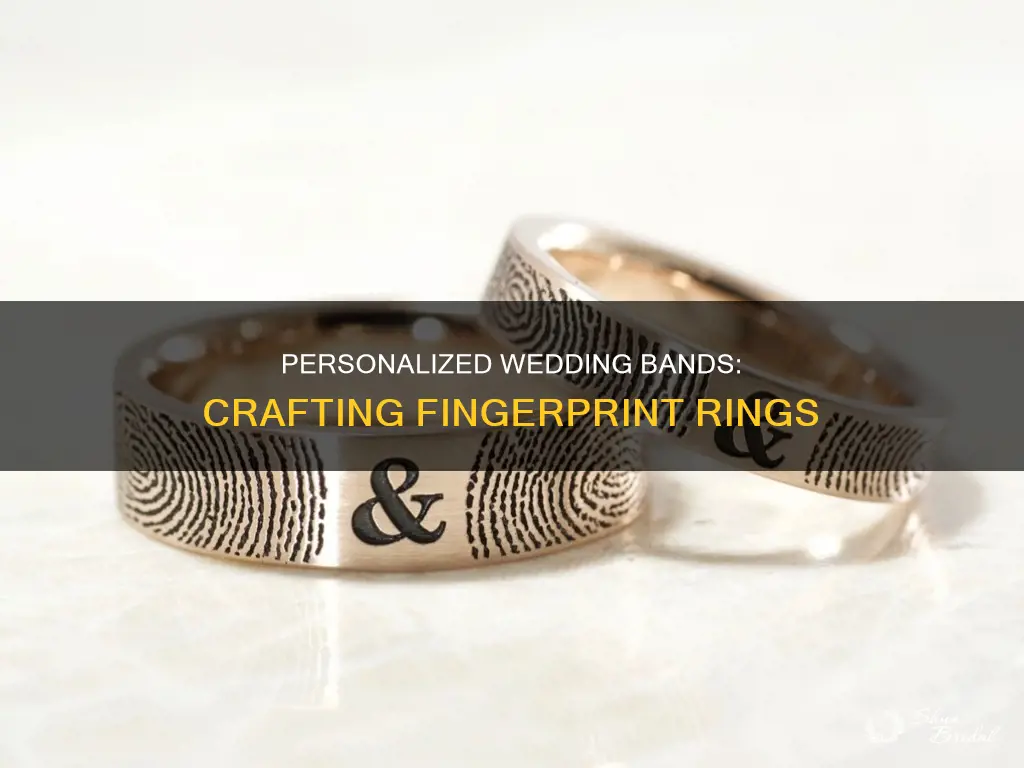 how to make fingerprint wedding rings