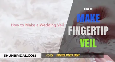 Crafting a Delicate Fingertip Veil: A Step-by-Step DIY Guide