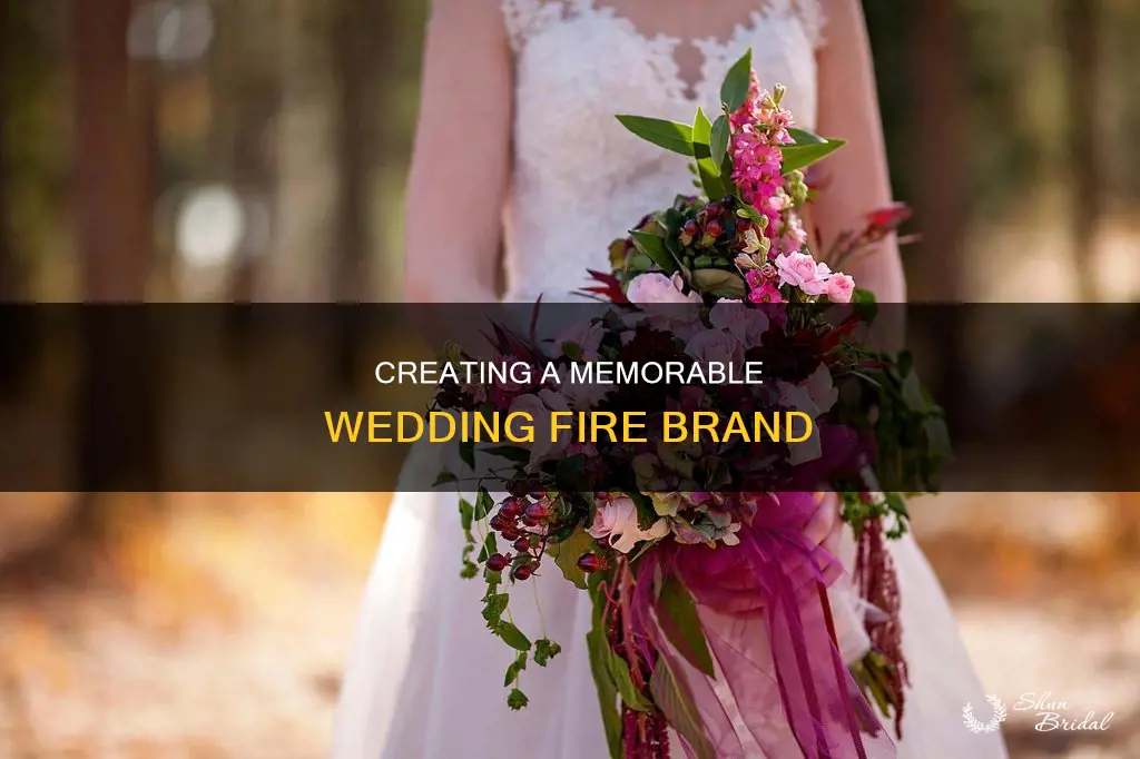 how to make fire brand for wedding