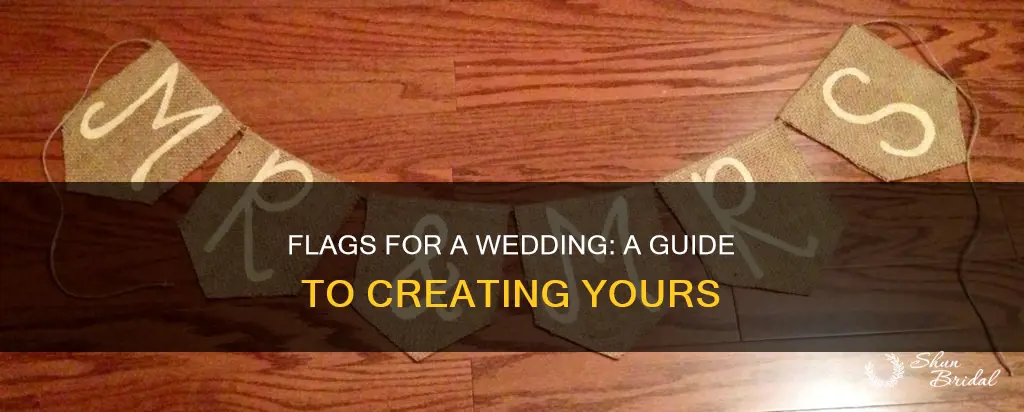 how to make flags wedding