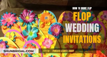 Creating Fun Flip Flop Wedding Invites