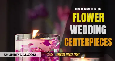 Create Ethereal Floating Flower Wedding Centerpieces