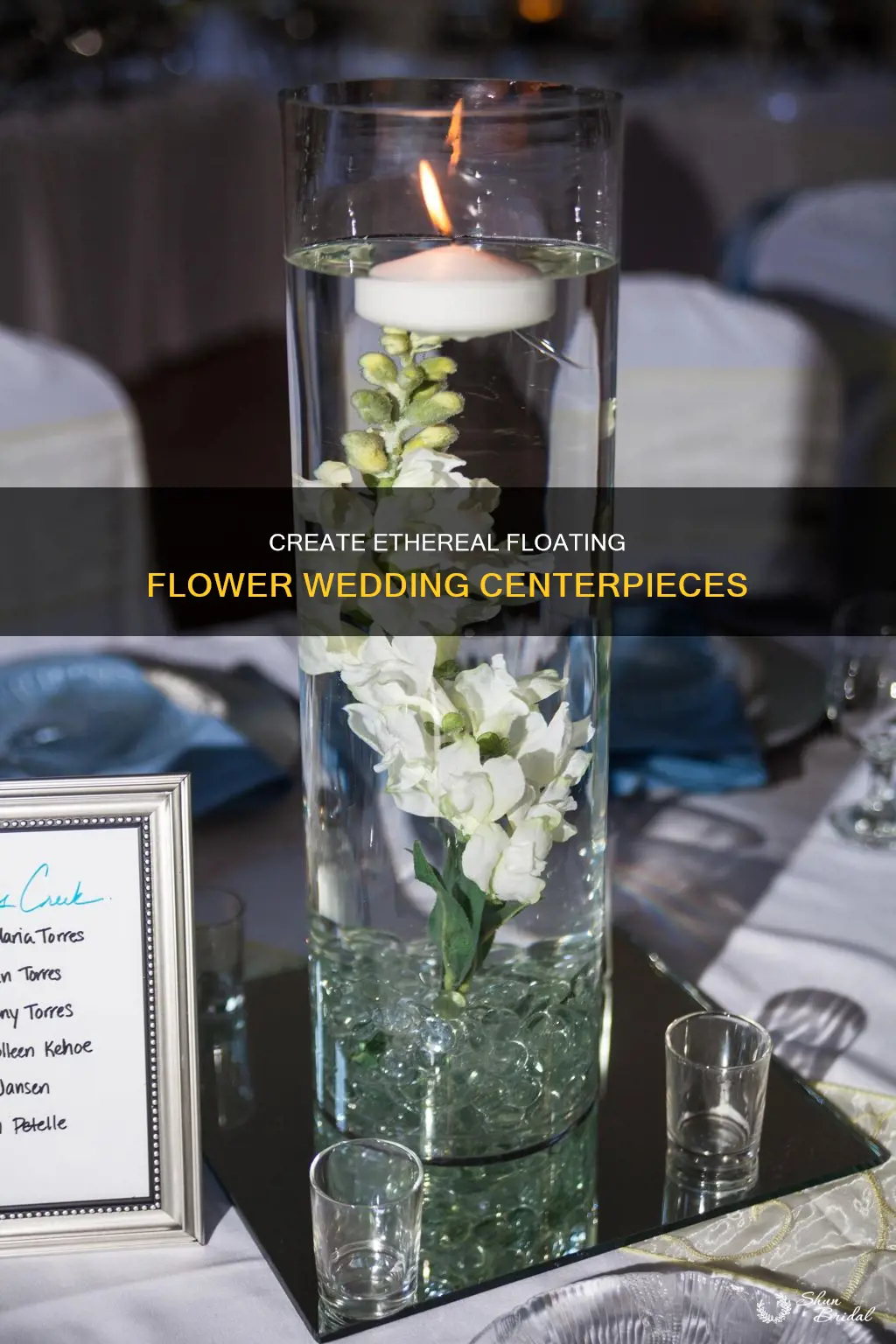 how to make floating flower wedding centerpieces