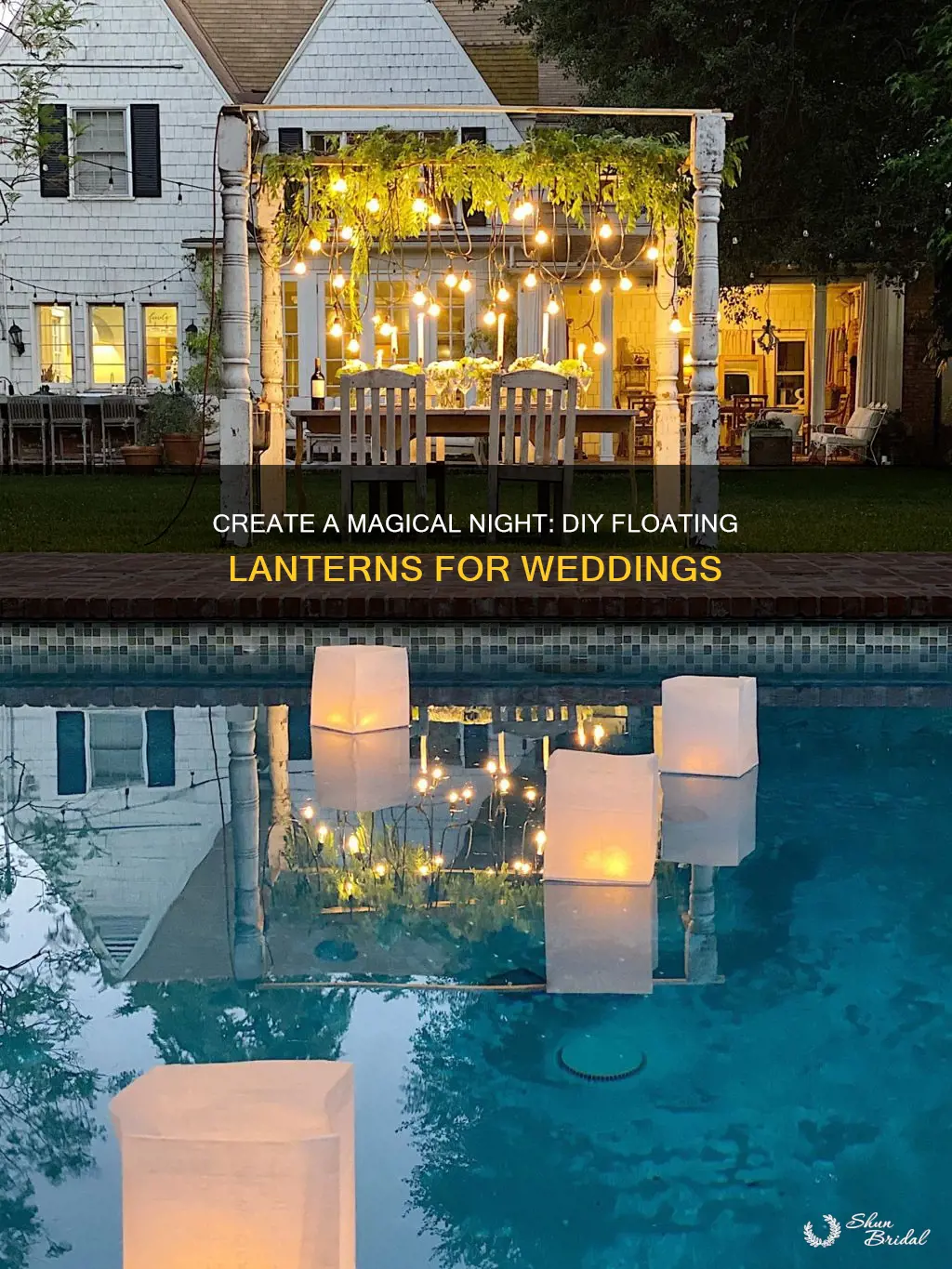 how to make floating lanterns wedding