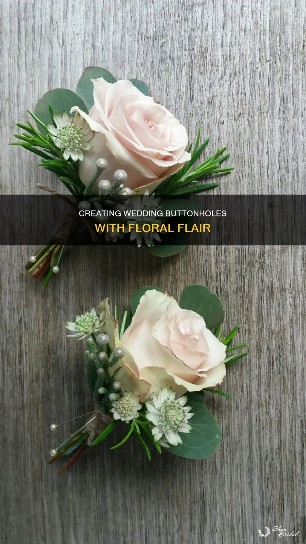 how to make floral buttonholes for weddings