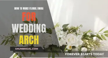 Creating a Wedding Arch Floral Swag: A Step-by-Step Guide