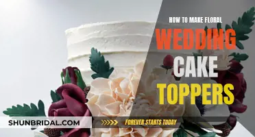 Creating Floral Wedding Cake Toppers: A Step-by-Step Guide